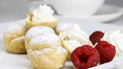 Bocaditos de nata con menta