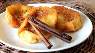 Torrijas de leche sin aceite