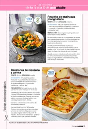 Canelones de Manzana y Canela